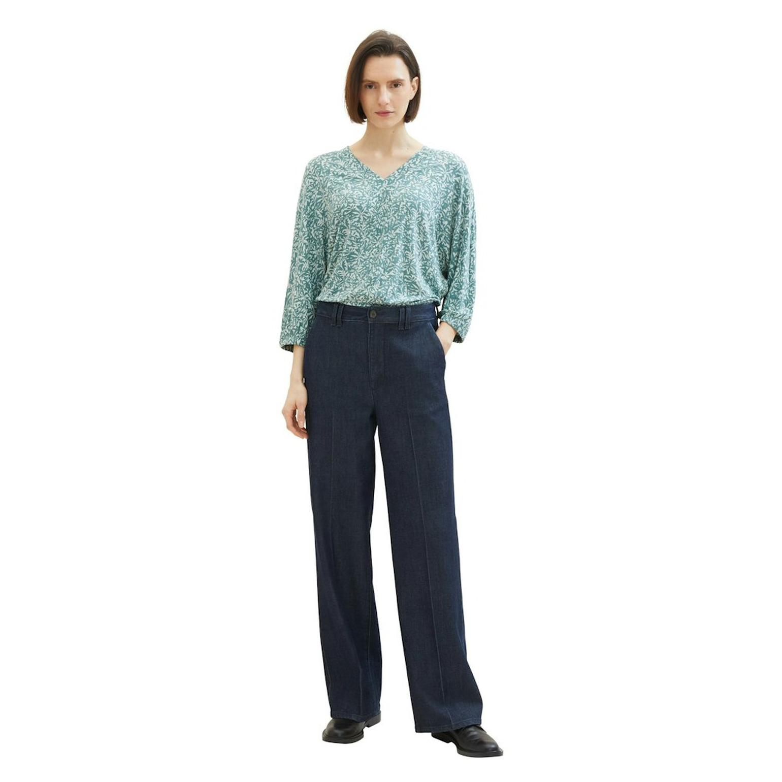 Tom Tailor T-shirt v-neck batwing