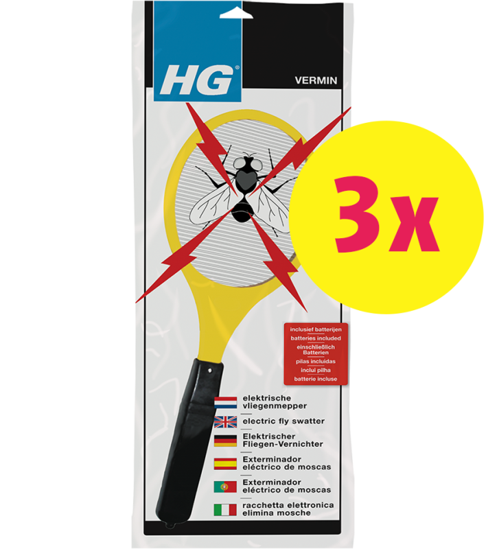 HGX Elektrische Muggen, Vliegen en Wespen Verdelger 3 stuks