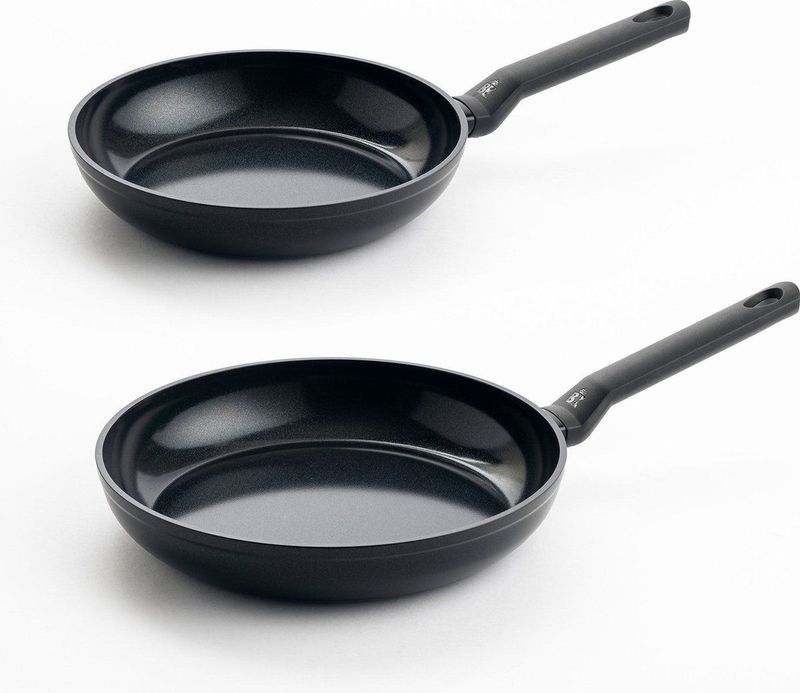 BK - Easy Induction - Keramische Koekenpannenset - 24 + 28 cm - Aluminium