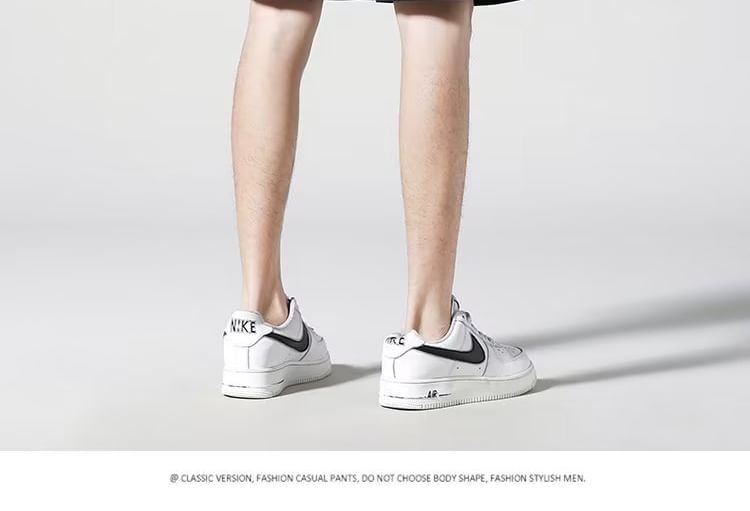 farrahces - Effen shorts met wijde pijpen en trekkoord in de taille