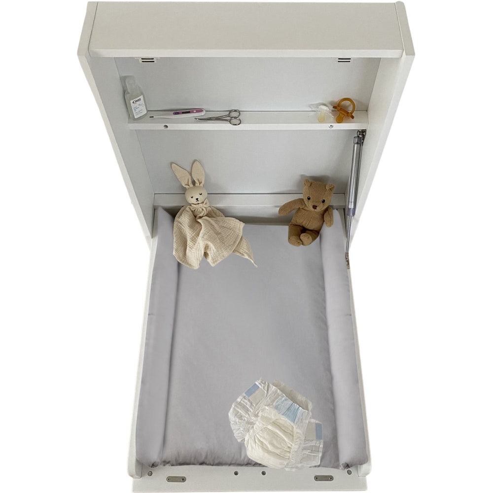 Køb BabyDan Soft Puslepude, 62X67 Cm, Grey, For Wall Mounted Changing Table