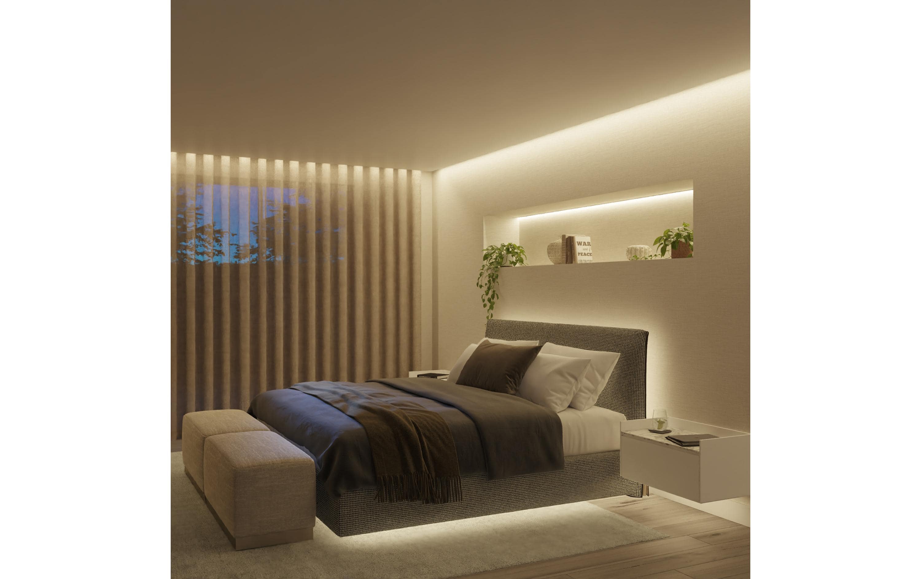 White & Color Ambiance Lightstrip Solo 10 m EU<br>Die führende Lösung für Raumbeleuchtung