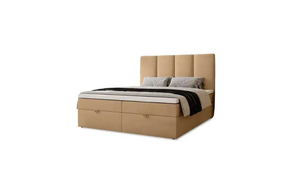 Boxspringbett 121 cm 120x200 cm Beige