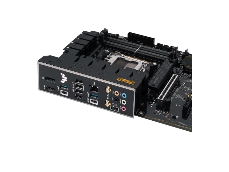 ASUS TUF Gaming B650-Plus WiFi - Bundkort - ATX - Socket AM5 - AMD B650 Chipset - USB-C 3.2 Gen 2x2, USB 3.1 Gen 2, USB 3.2 Gen 2, USB-C 3.2 Gen2, USB-C 3.2 Gen 1 - 2.5 Gigabit LAN, Wi-Fi 6, Bluetooth - onboard grafik (CPU påkrævet) - HD Audio (8-kan