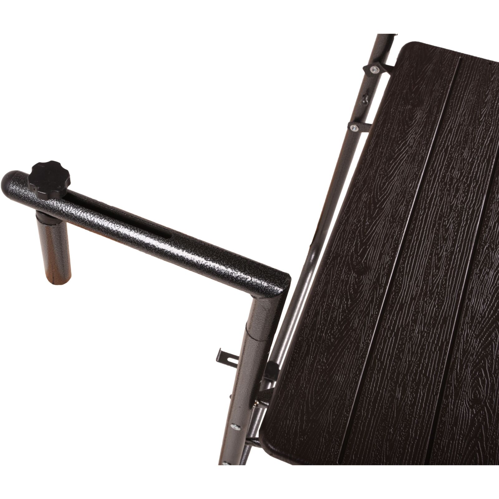 Balkontisch-Hängeklapptisch TABORA - braun-schwarz - klappbar