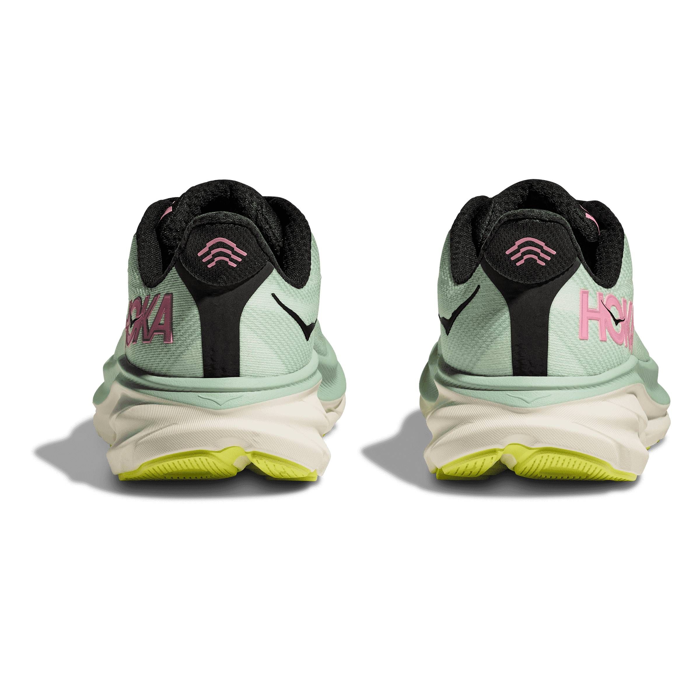 hoka clifton 9 loebesko dame 38 1127896 mint fluorite snow melt