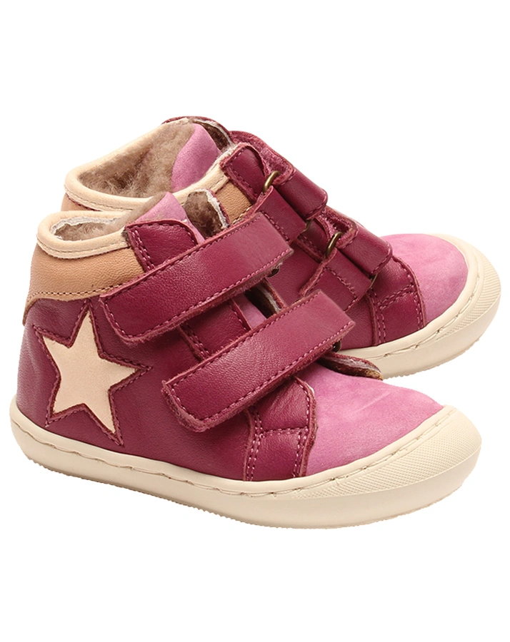 Klett-Lauflernschuhe SAKI gefüttert in fuchsia