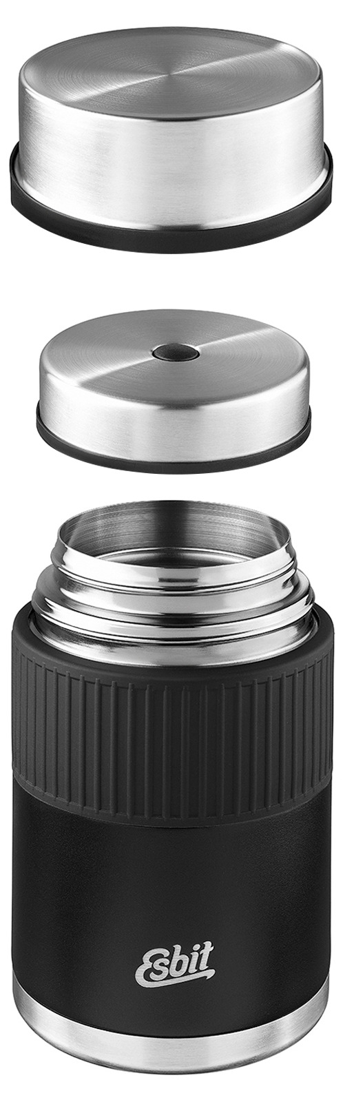 Esbit Sculptor Edelstahl Food-Thermobehälter 1L - schwarz