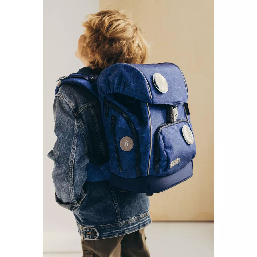 Belmil Schulranzen Premium Comfy Plus Set 6-teilig Estate Blue