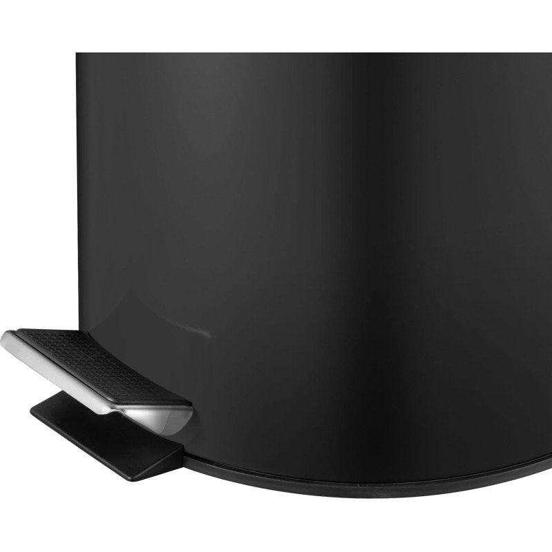 Poubelle métal à pédale ronde, 20 litres