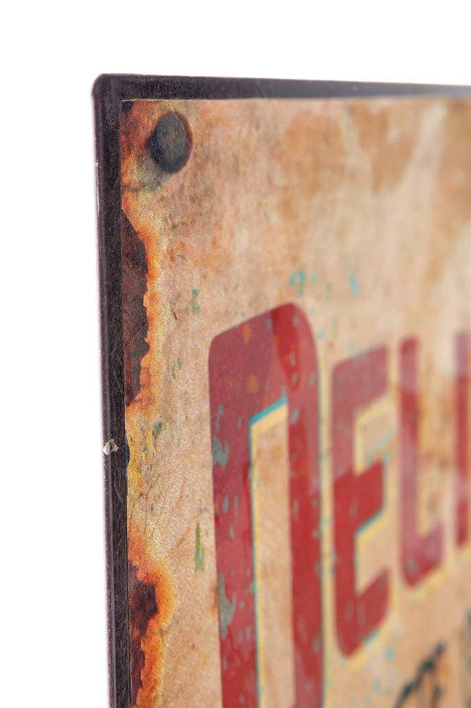 Metallschild - Delicios Grill House - 30x40 cm