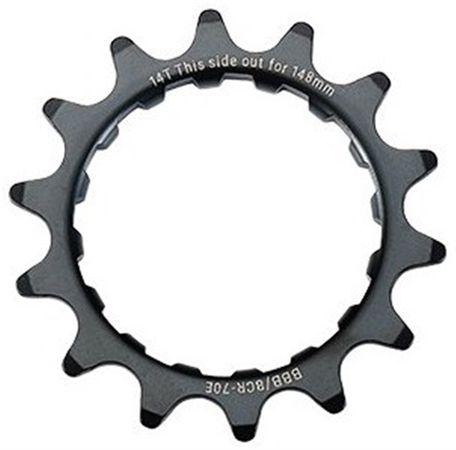 BCR-70E Bosch-Motorritzel für Einbaubreite 135142mm und 148mm Boost mit Verschlussring  schwarz  19 Zähne
