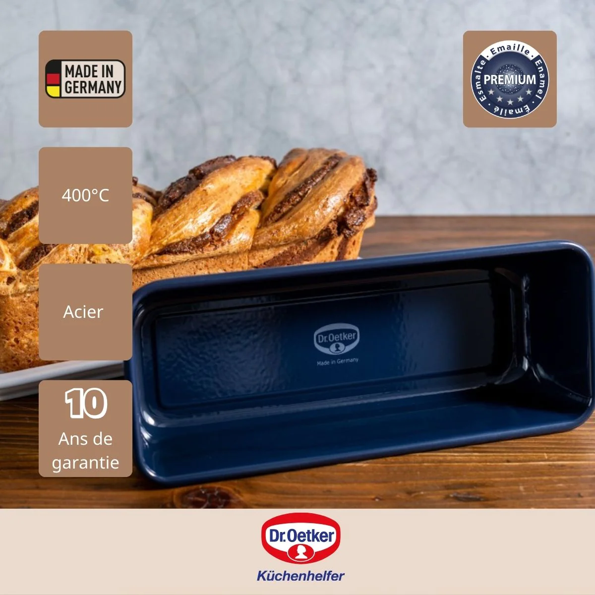 Moule à cake 30 cm Back Liebe Dr. Oetker