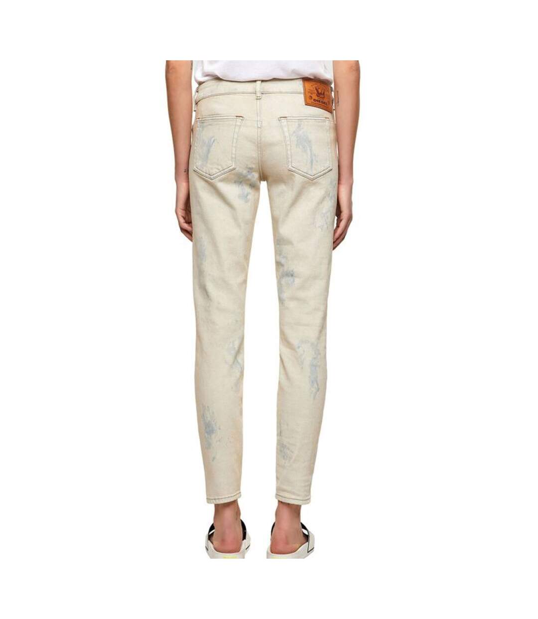 Jean Slim Low Bleu très délavé Femme Diesel D-jevel