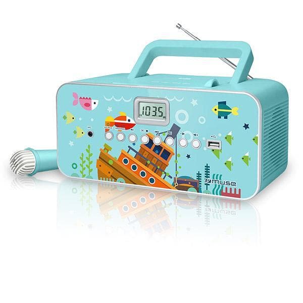 Muse M-29KB billede, 30 W, bærbar radio CD/MP3-afspiller med USB,
