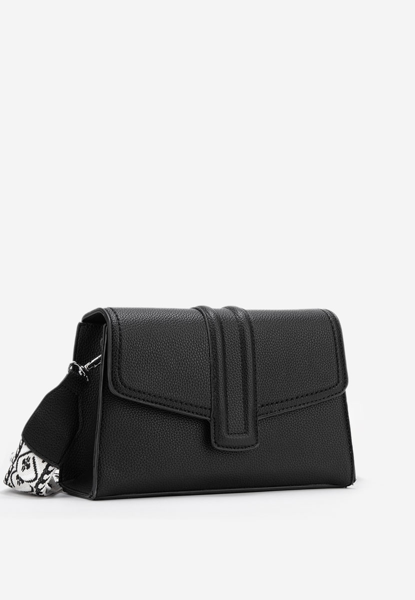 Sac bandoulière femme noire Exalt