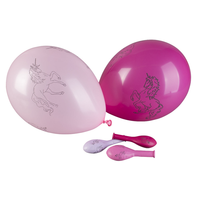 Luftballons - Einhörner - 8 Stück