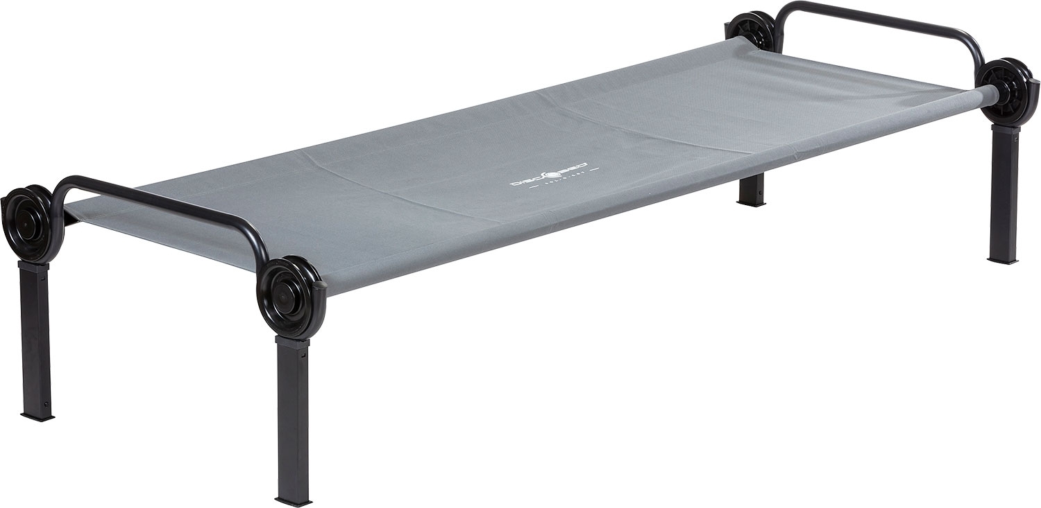 Einzelbett Sol-O-Cot grau 208x82,5x92,5cm, belastbar 136kg