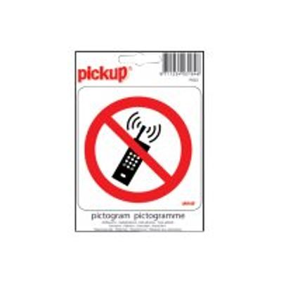 Pickup - Pictogramme - Utilisation des téléphones portables interdite - 100 x 100 mm