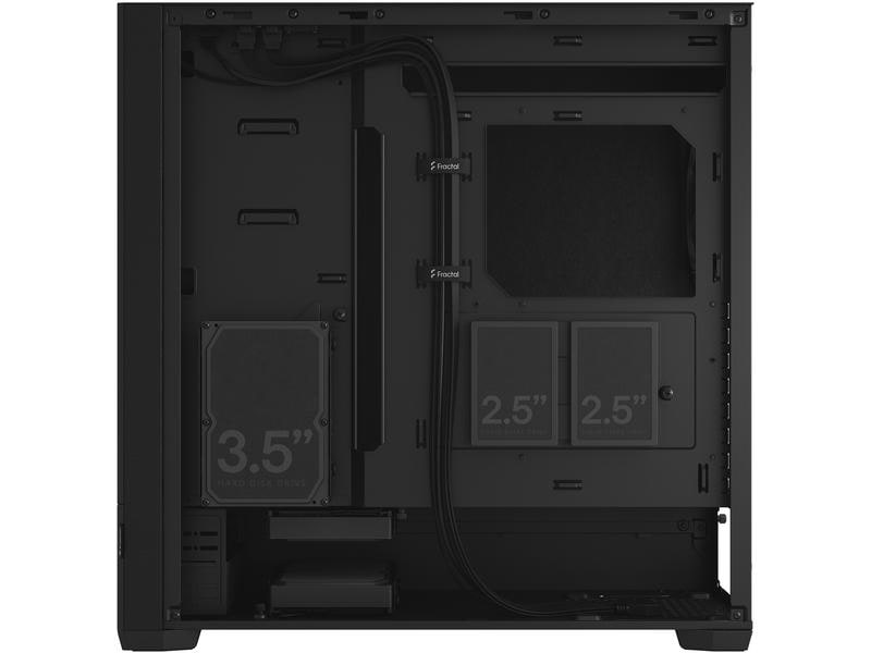 Fractal Design PC-Gehäuse Pop XL Silent Solid Schwarz Tower Gehäuse mit Geräuschreduzierung