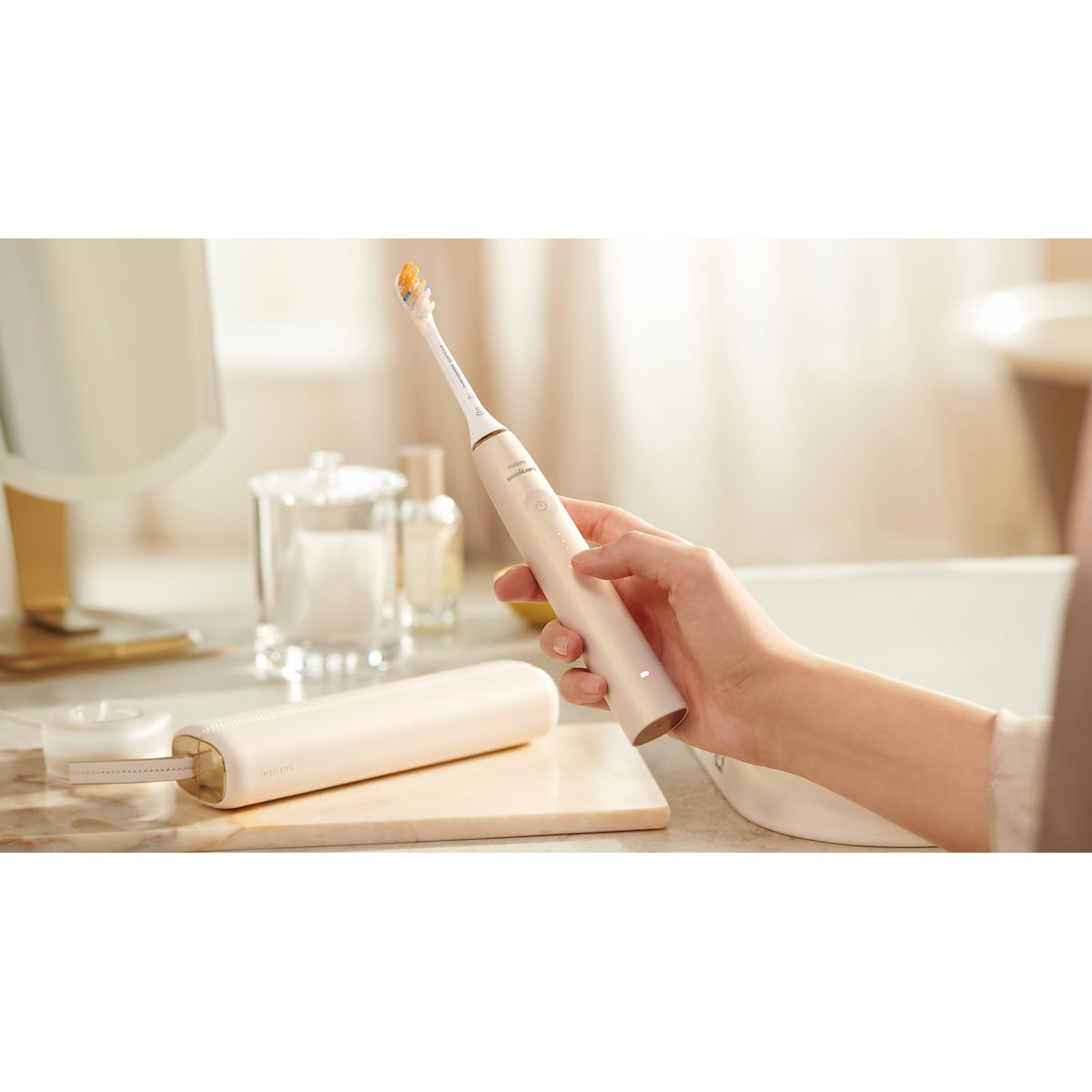 Philips Sonicare Prestige 9900 elektrisk tannbørste HX999211 (champagne)