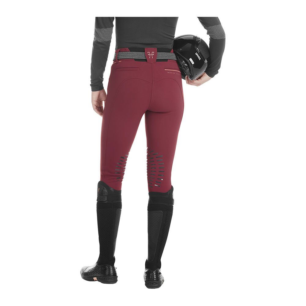 Horse Pilot X-DESIGN - Pantalon siliconé Femme dark red