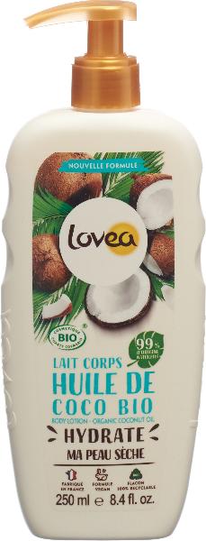 Lovea Körpermilch bio-Kokosnussöl 250 ml