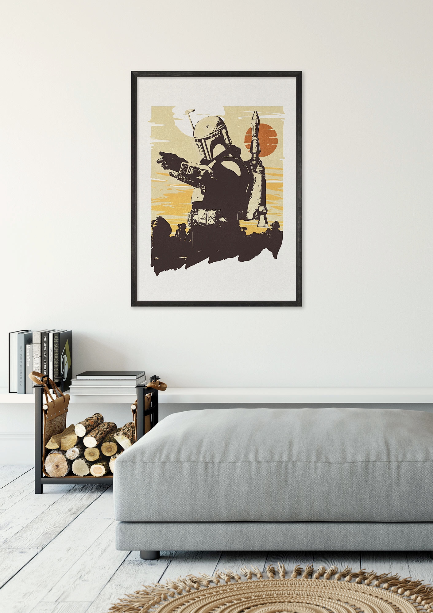 Komar Wandbild »Star Wars Boba Fett Illustration Target« Disney Set, 1 Stk. tlg. 40 x 50 cm (Breite x Höhe) - Kinderzimmer, Dekoration