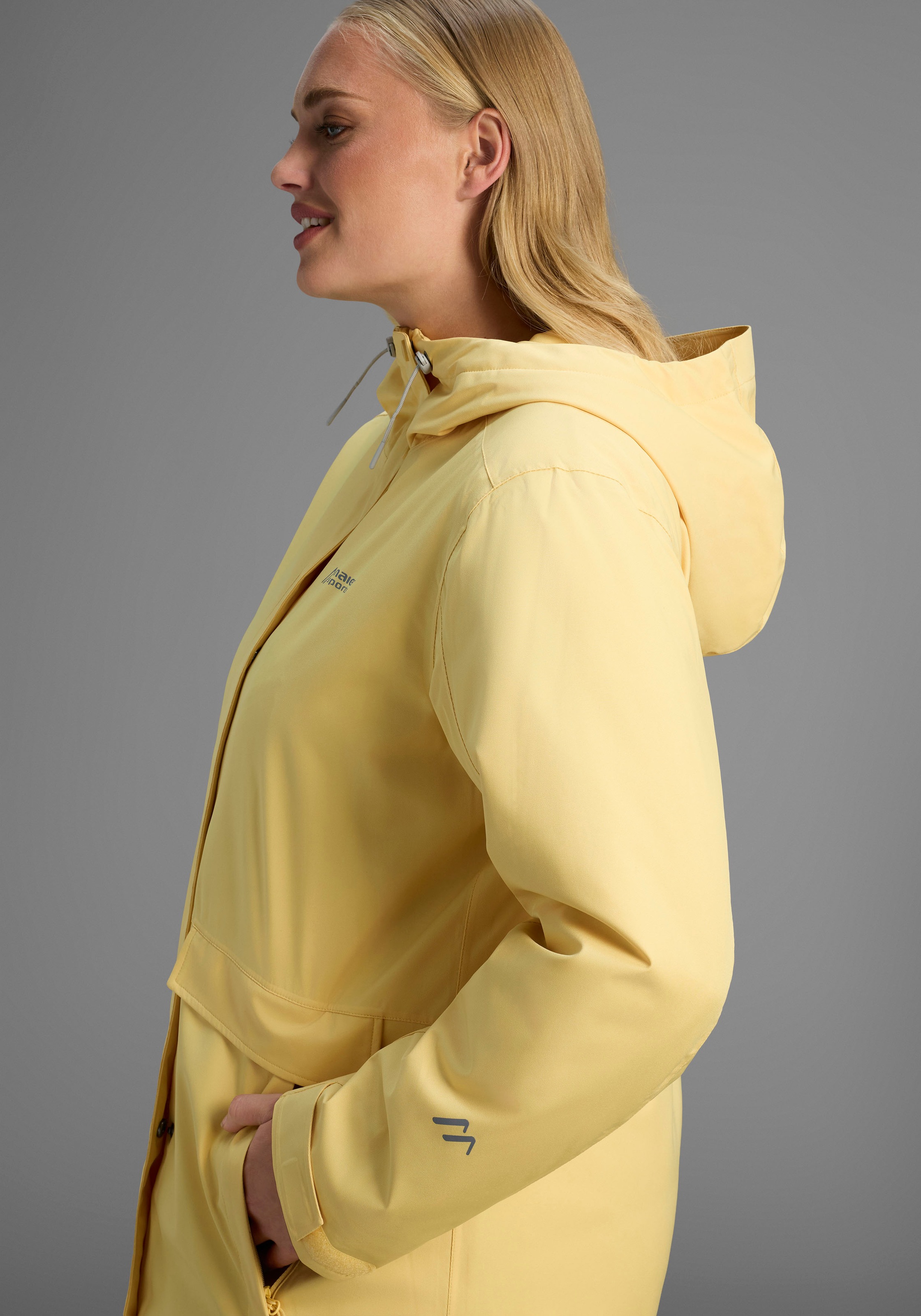 Maier Sports Allwetterjacke »DA-JACKE MTEX EL. LISBON« mit Kapuze