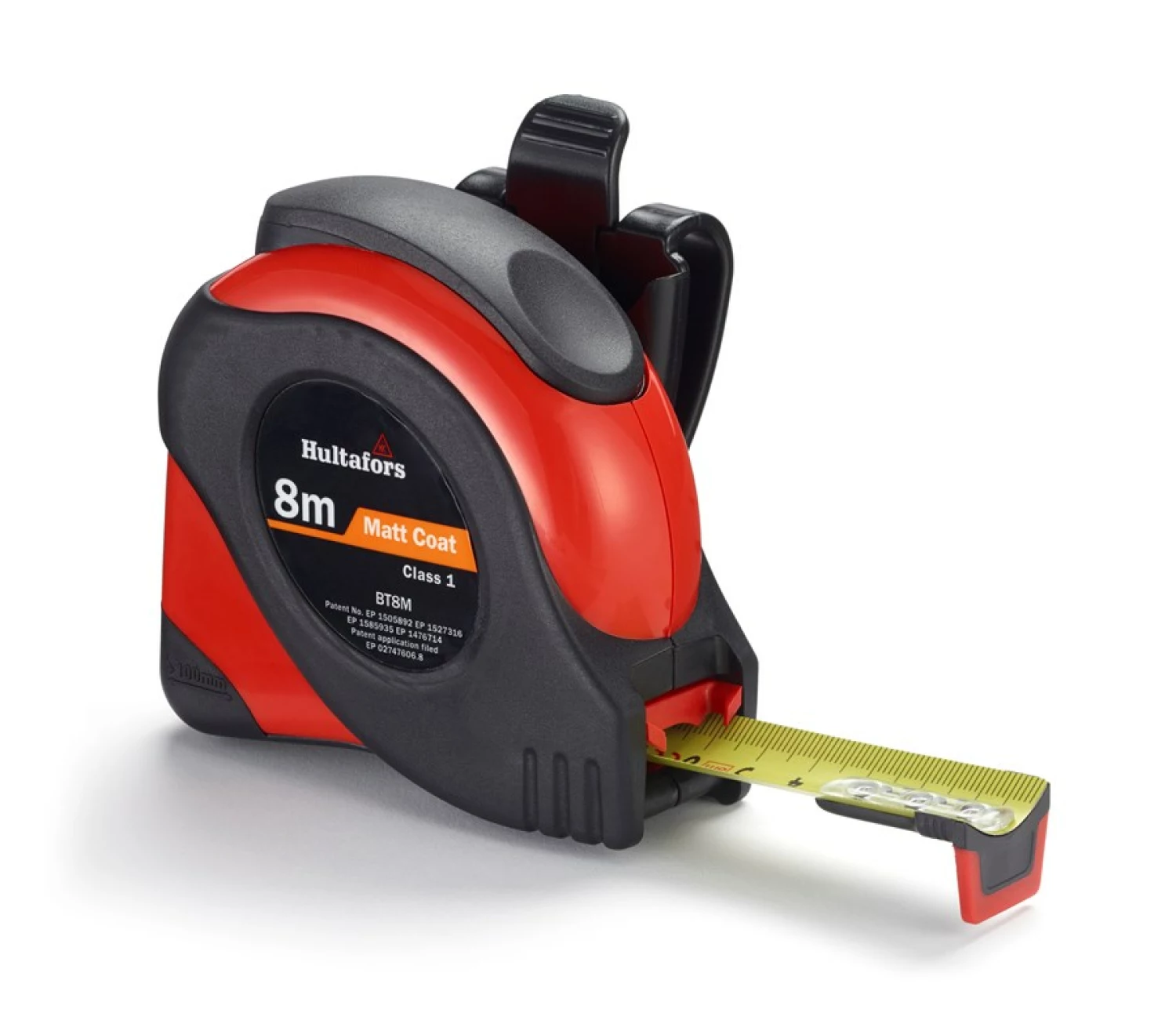 Hultafors BT 8M Rolbandmaat staal - 8m x 25 mm