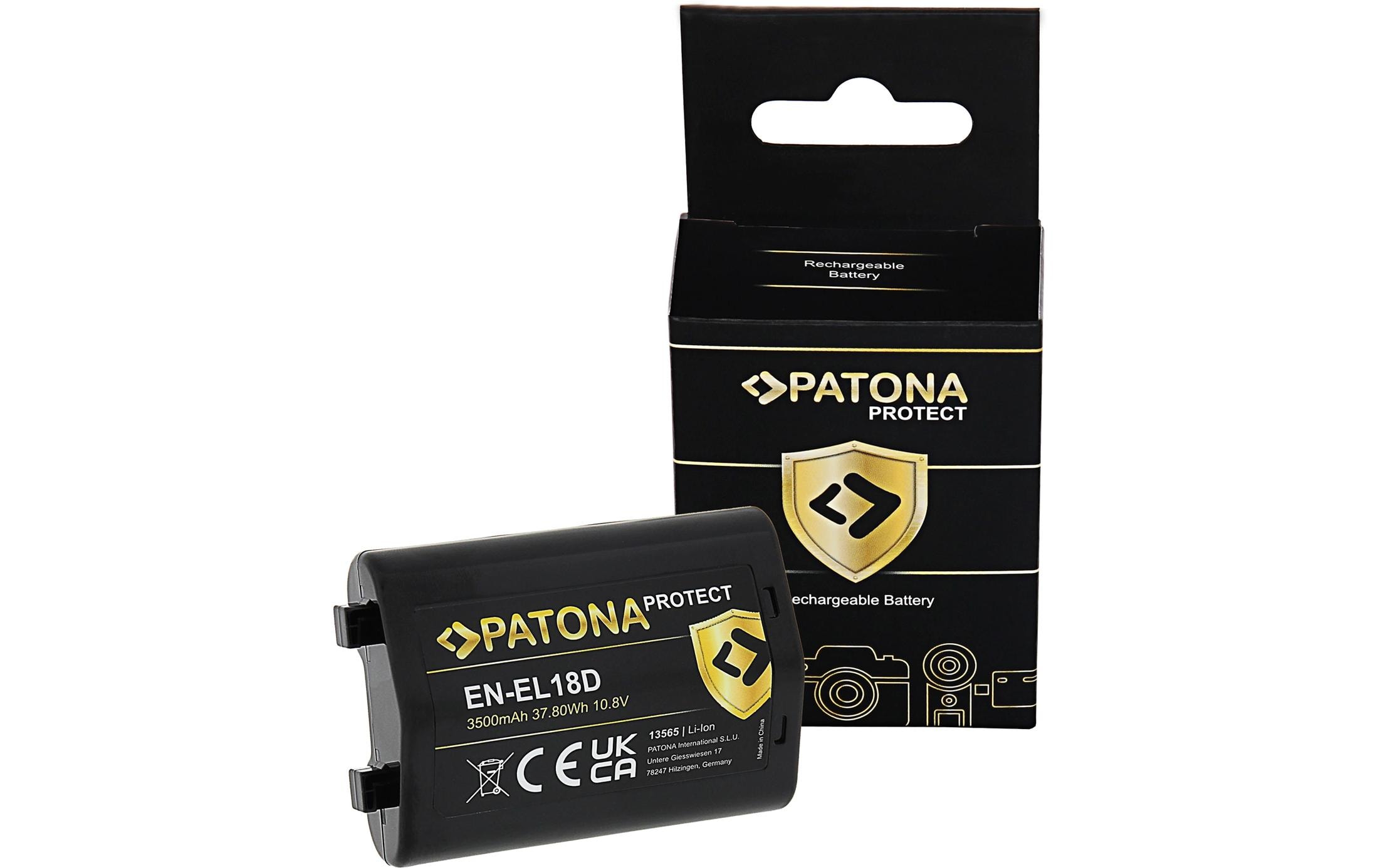 PROTECT Akku für Nikon Z9, D6 und EN-EL18DPROTECT Batteriesatz für Nikon