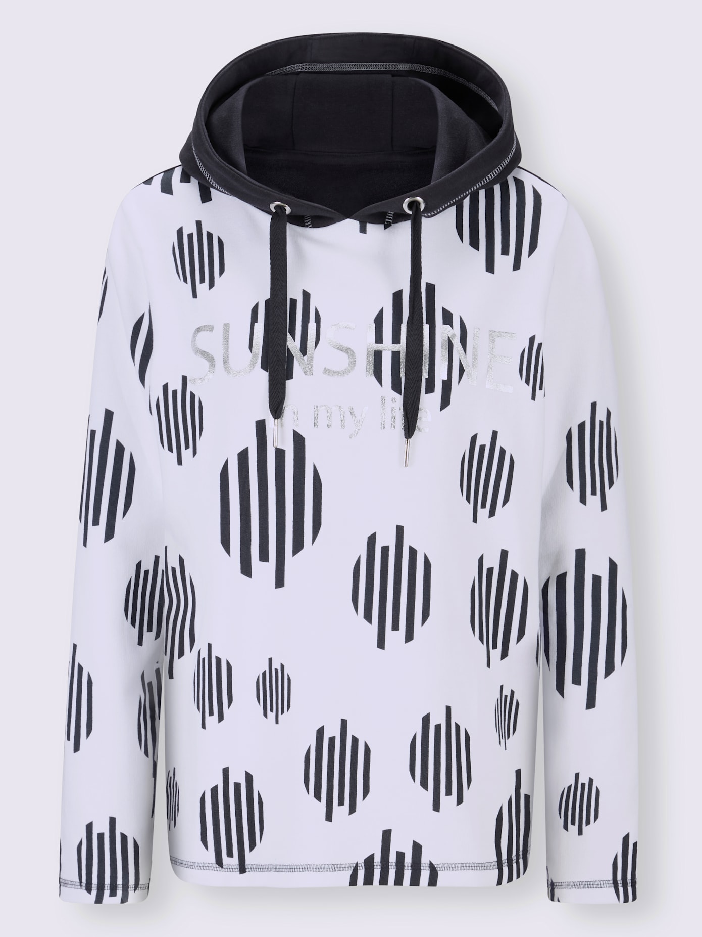 Sweat-shirt capuche à coulisse et stoppeurs