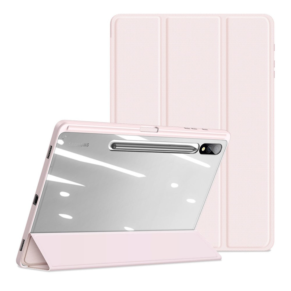 Samsung Galaxy Tab S10  Plus Leder Tasche Smart Cover Schutzhülle - Rosa