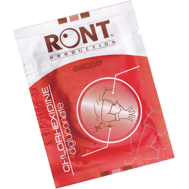 Lot de 12 compresses chlorhexidine