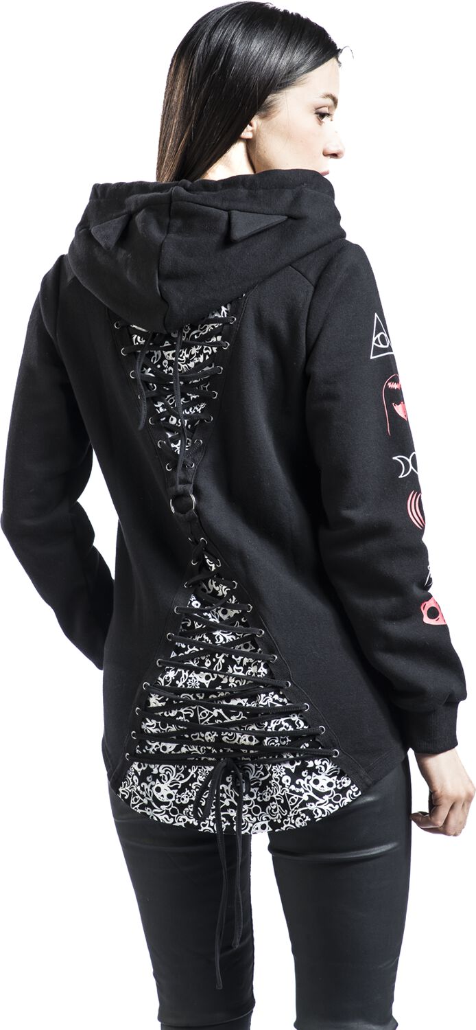 Gothicana x Emily The Strange - Veste à Capuche | Gothicana by EMP Sweat-shirt à capuche