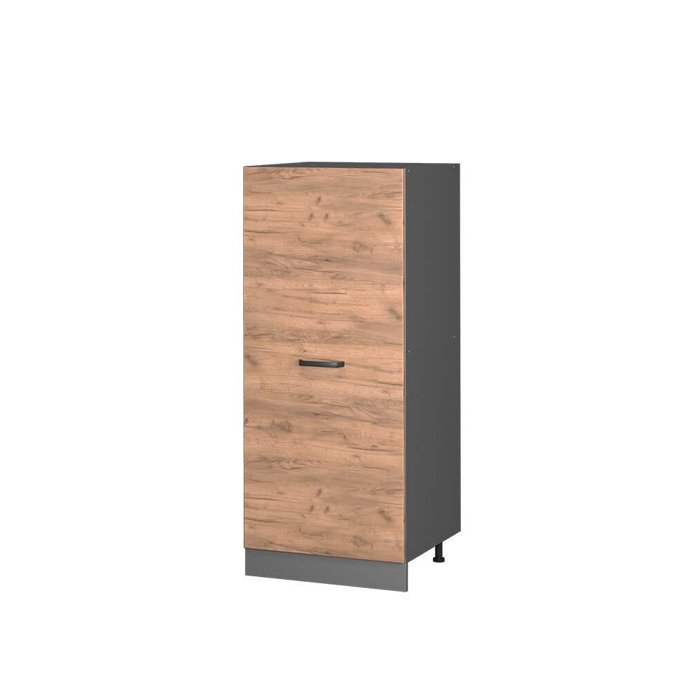 Vicco Backofenumbauschrank Küchenschrank Küchenzeile R-Line 60 cm Anthrazit Eiche große Tür