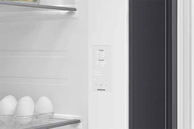 Samsung side-by-side RS80F64KEFEF (sort rustfrit stål)
