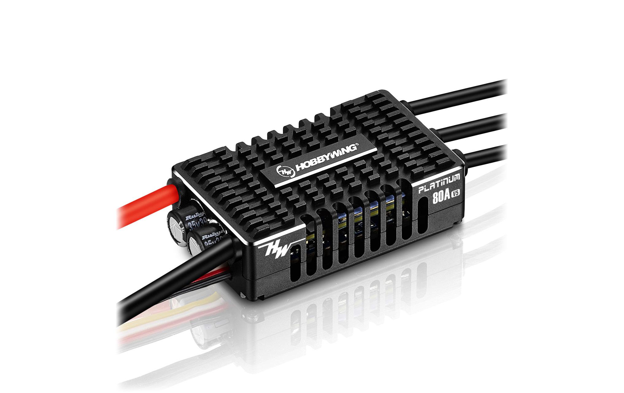 Brushless Regler Platinum Pro V5 80A 3-8SBrushless ESC für Flugmodelle mit starkem 8A Bec