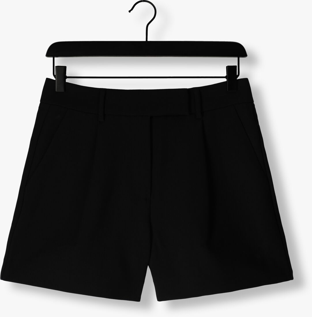 zwarte co'couture korte broek vola cropped pleat short