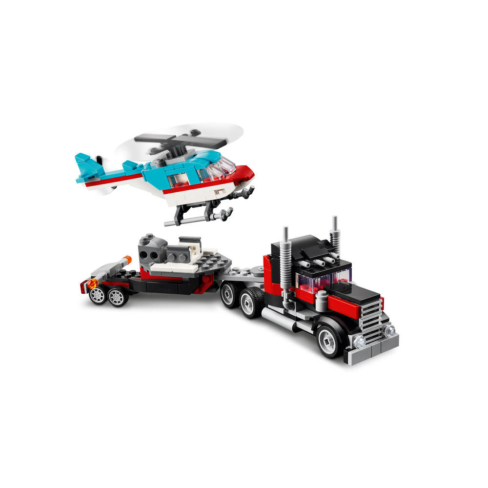LEGO Creator 3-in-1 truck met helikopter 31146