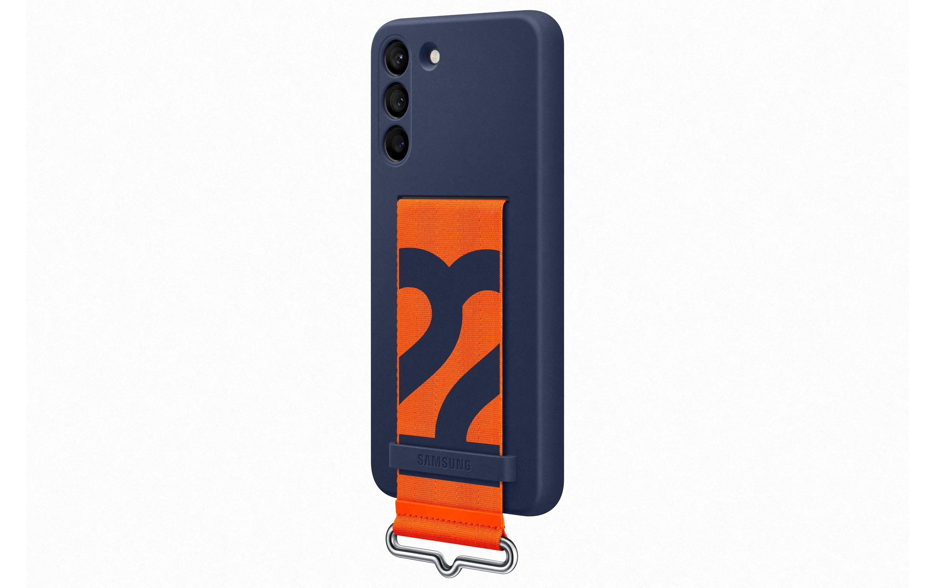 Back Cover EF-GS906 Silicone Galaxy S22+ mit RiemenSilikon-Schutzhülle mit Riemen für das Samsung Galaxy S22+ 5G