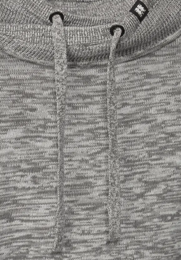 Mouliné Pullover - stone grey melange