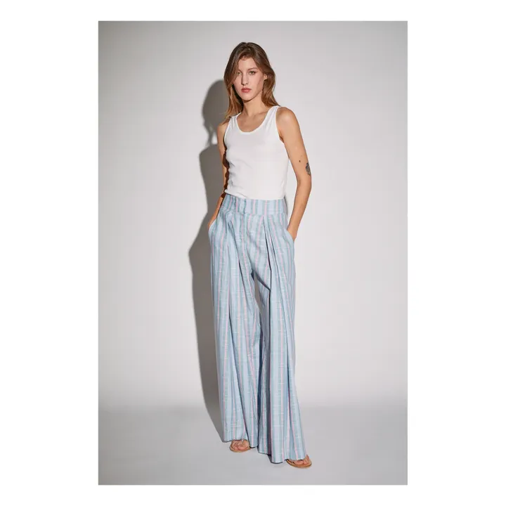 The Label Edition Pantalon Chloé | Bleu