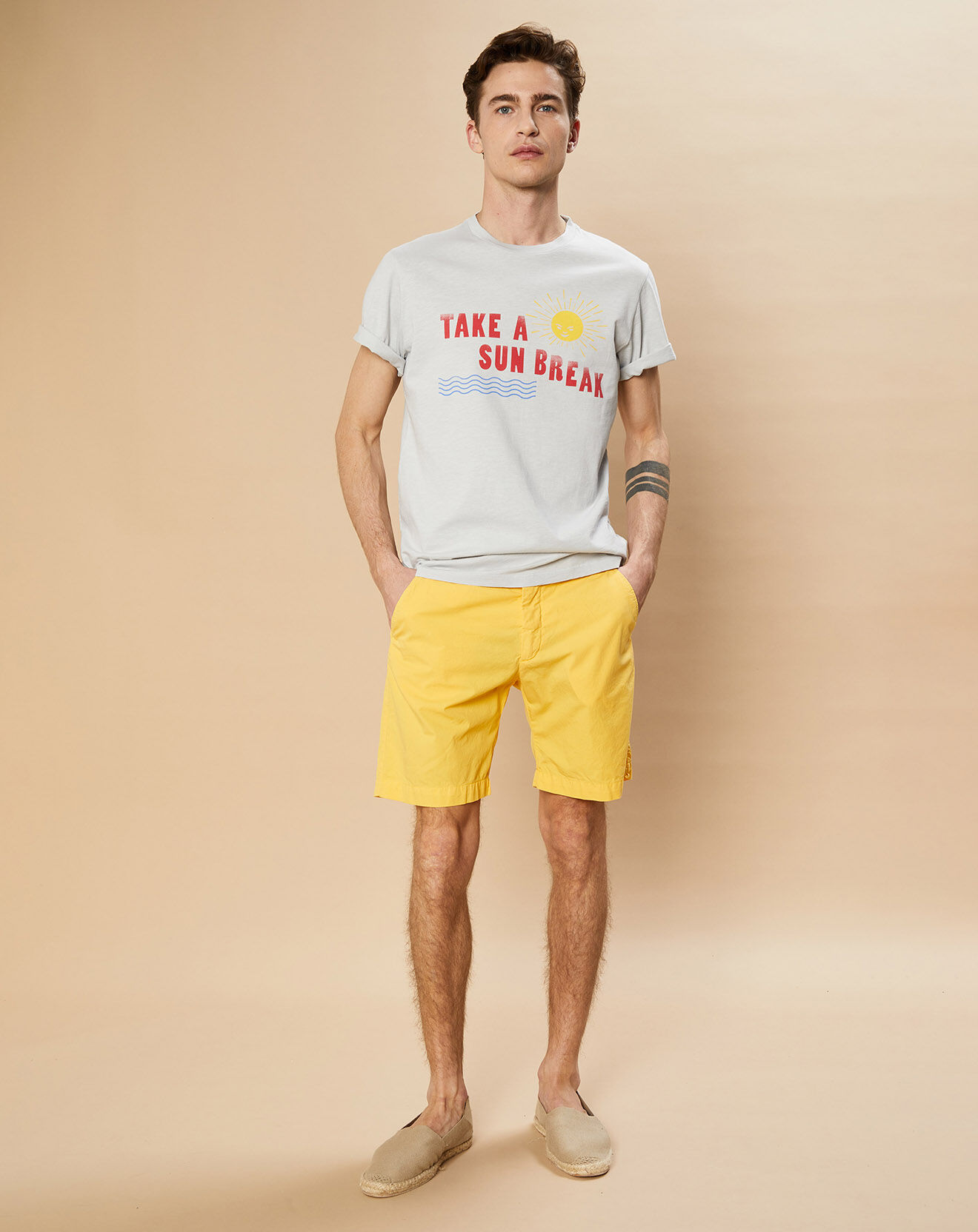 Hartford T-Shirt Tee Sun Break stone