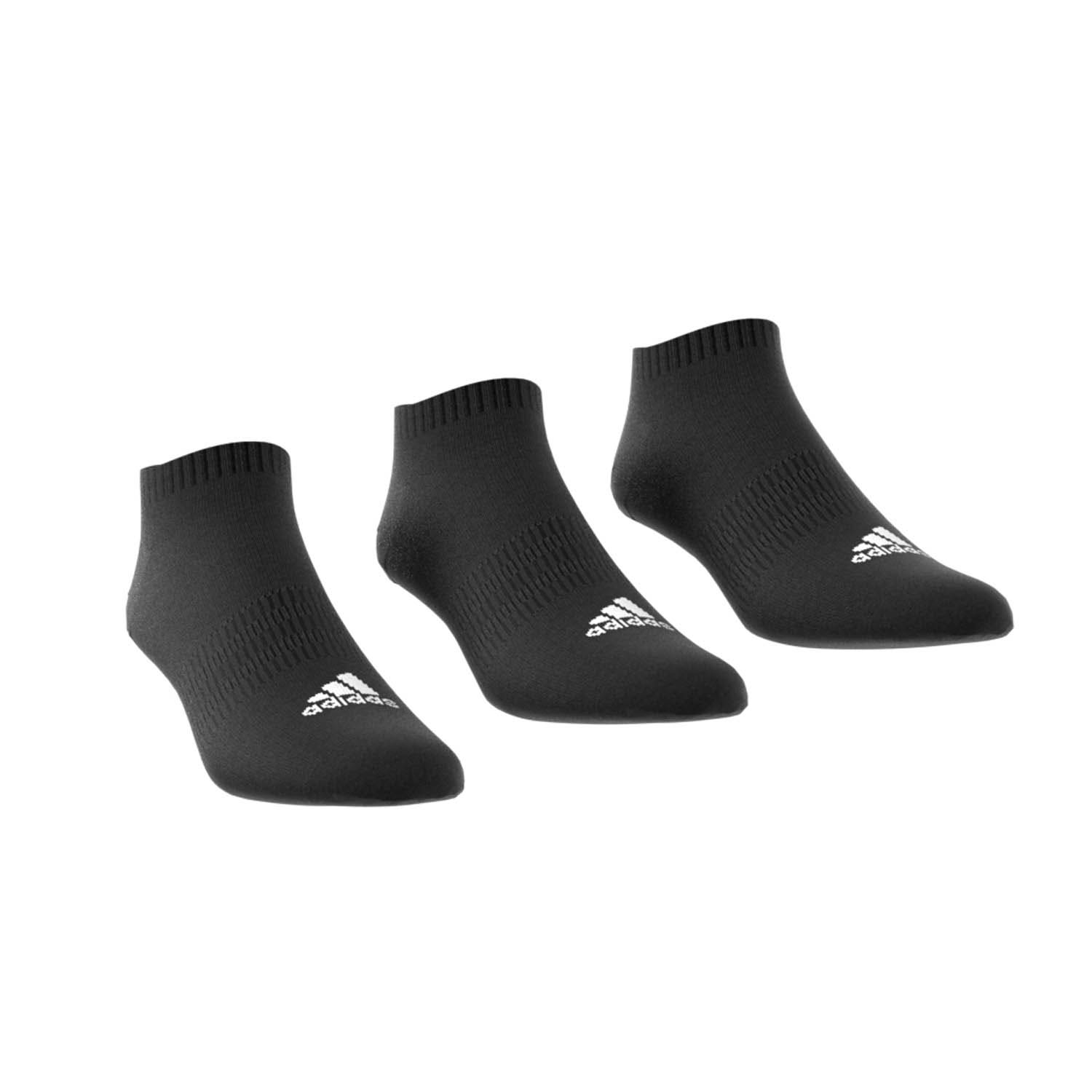 adidas  Gevoerde Korte Sokken 3 Paar