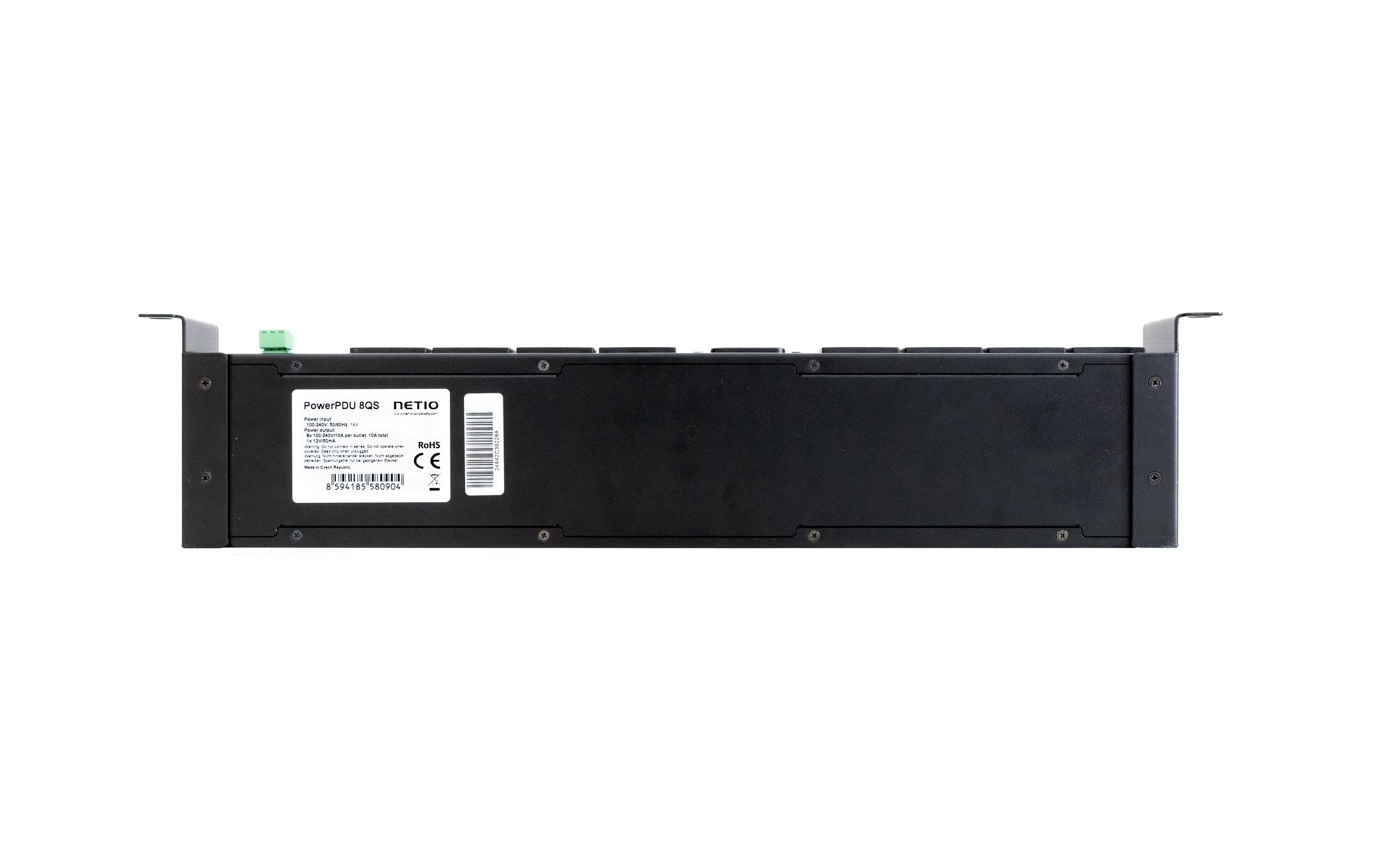 PowerPDU 8QS<br>LAN-gesteuerter und messbarer Stromverteiler mit 8 Ausgängen