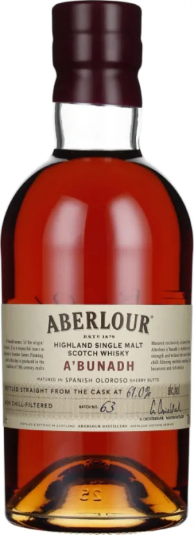 ABERLOUR A'BUNADH BATCH 63 70CL