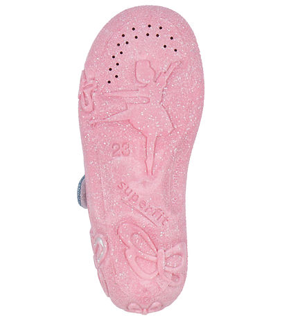 Superfit Hausschuhe - Belinda - Blau/Rosa