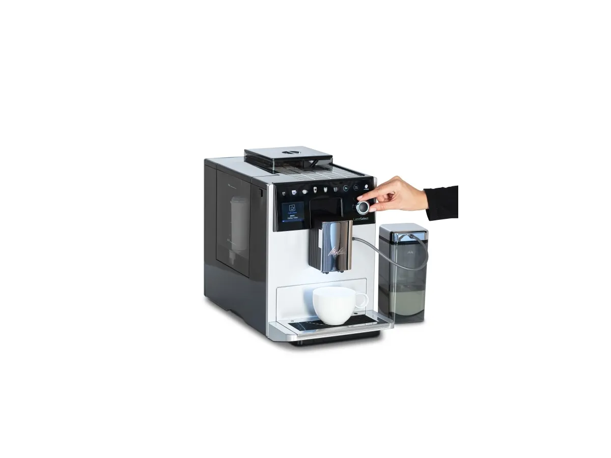 Melitta F63/0-201, Espressomaskine, 1,8 L, Kaffebønner, Indbygget kværn, 1400 W, Sølv