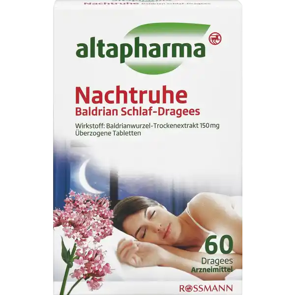 altapharma Nachtruhe Baldrian Schlaf-Dragees